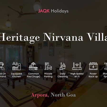 Heritage Nirvana Villa - 4Bhk, Goa Калангут Экстерьер фото